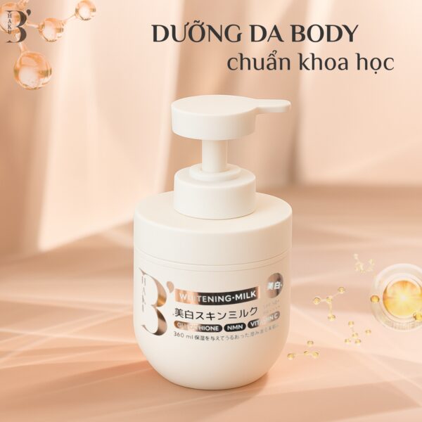 Sữa dưỡng thể B’HAKU WHITENING MILK